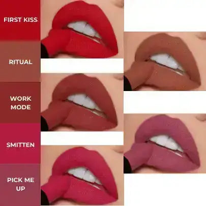 Satin Matte Warm Coral Lipstick - Ritual Akaraindia