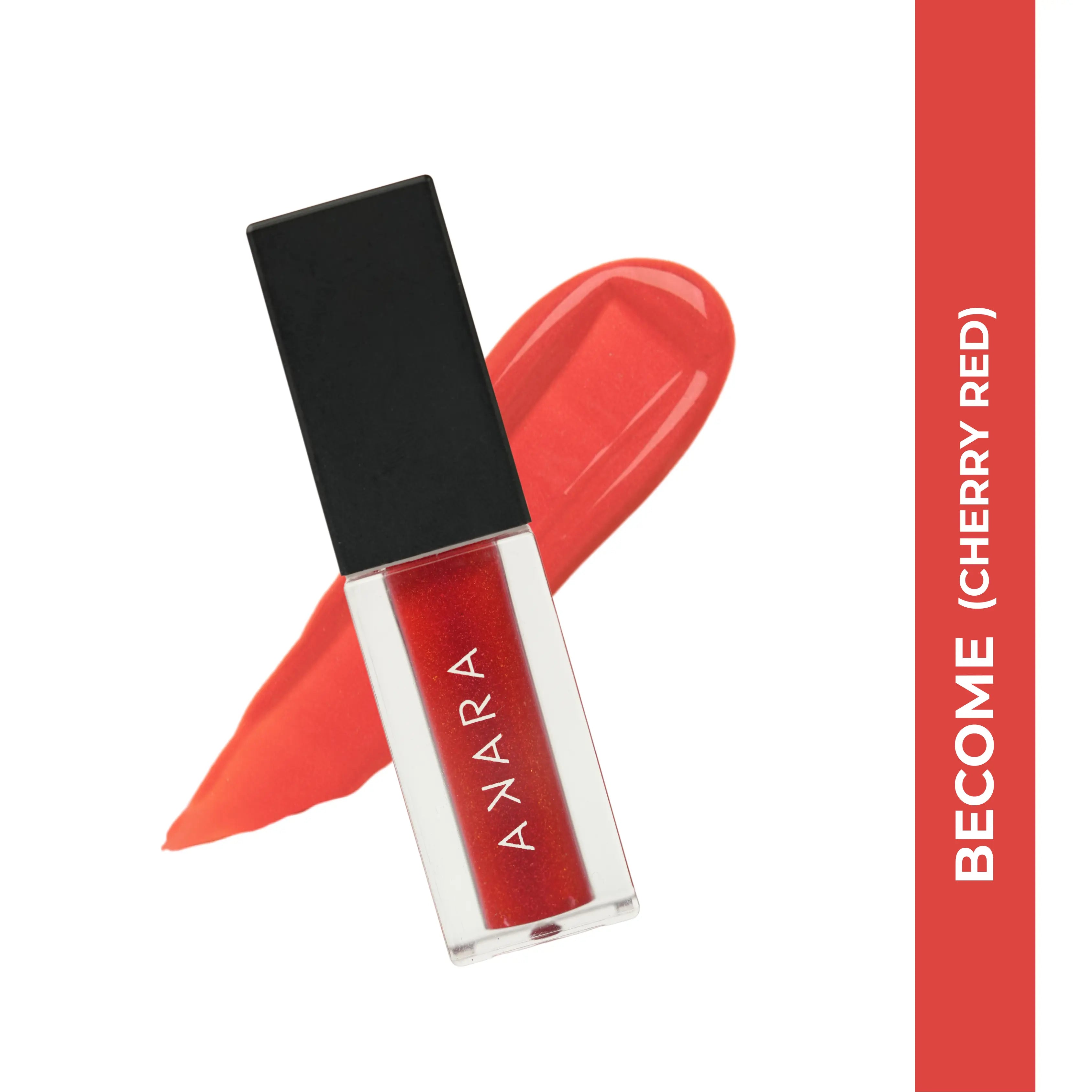 Cherry Red Shine Lipgloss - Become Akaraindia