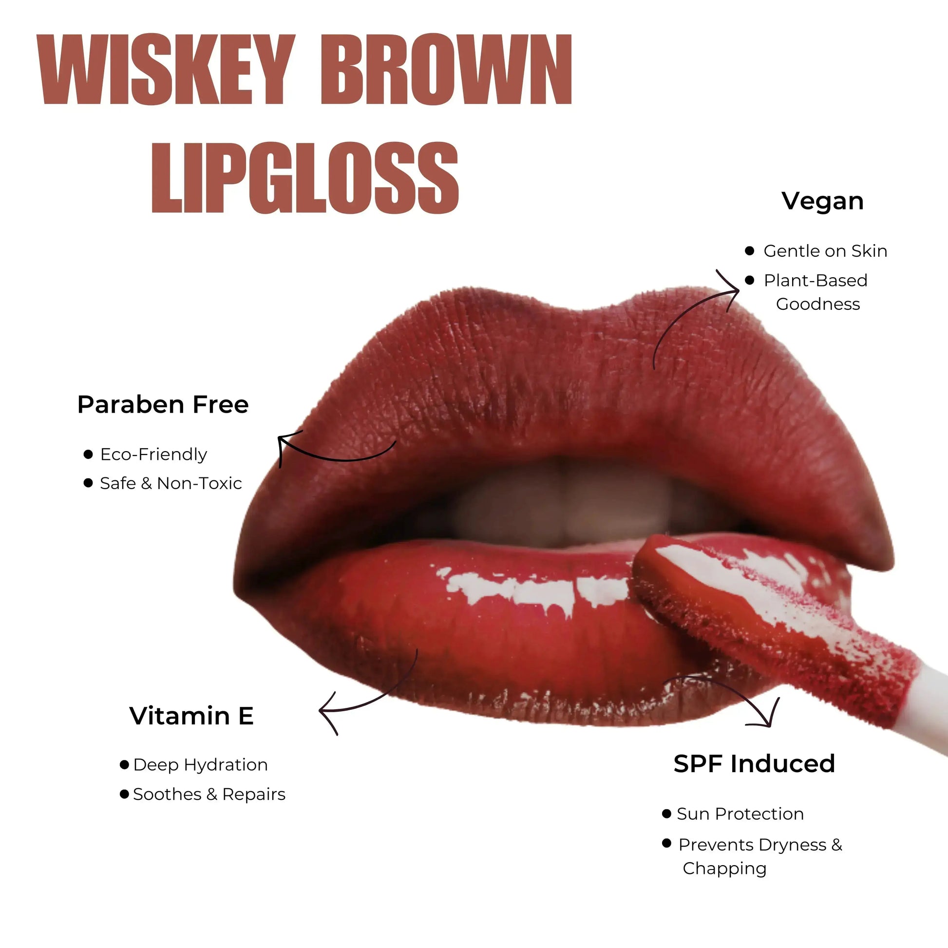 Whiskey Brown Shine LipGloss - Thrive Akaraindia