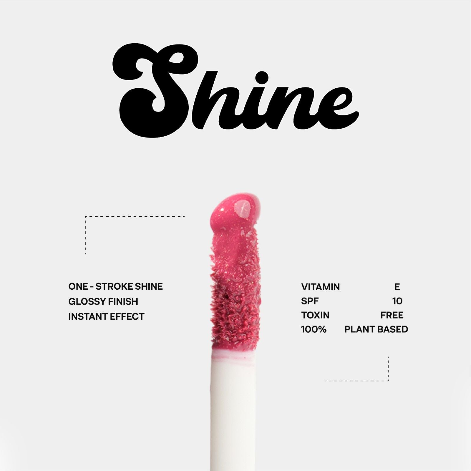 Bloom (Rose Pink) Shine Lip Gloss